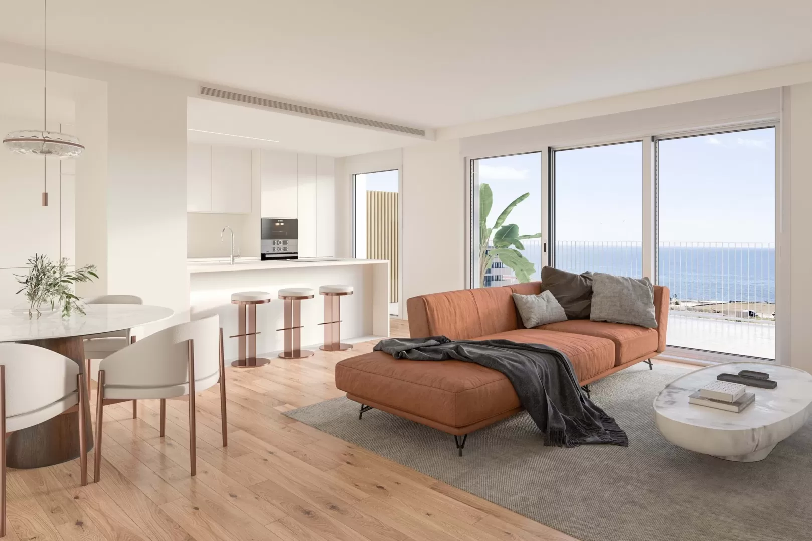 Moderno Apartamento T2 com Varanda e Estacionamento em Vila Nova de Gaia