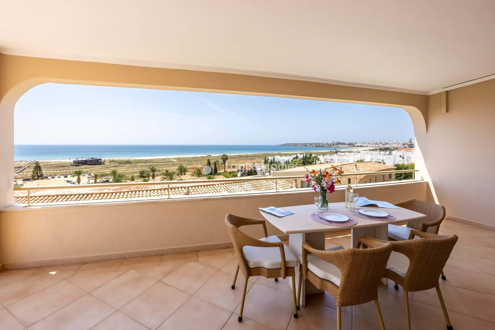 Cobertura com vista panorâmica para o mar, Meia Praia, Lagos
