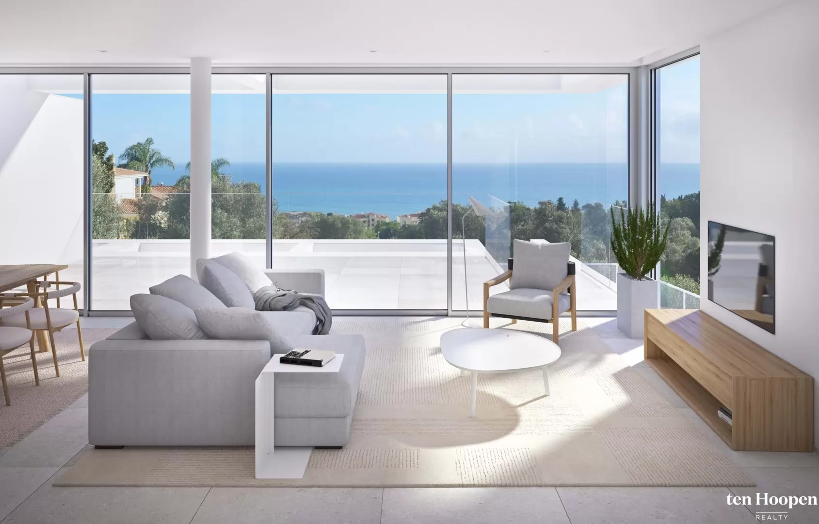 Moradia geminada T3 de luxo com vista mar a curta distância do centro da Praia da Luz